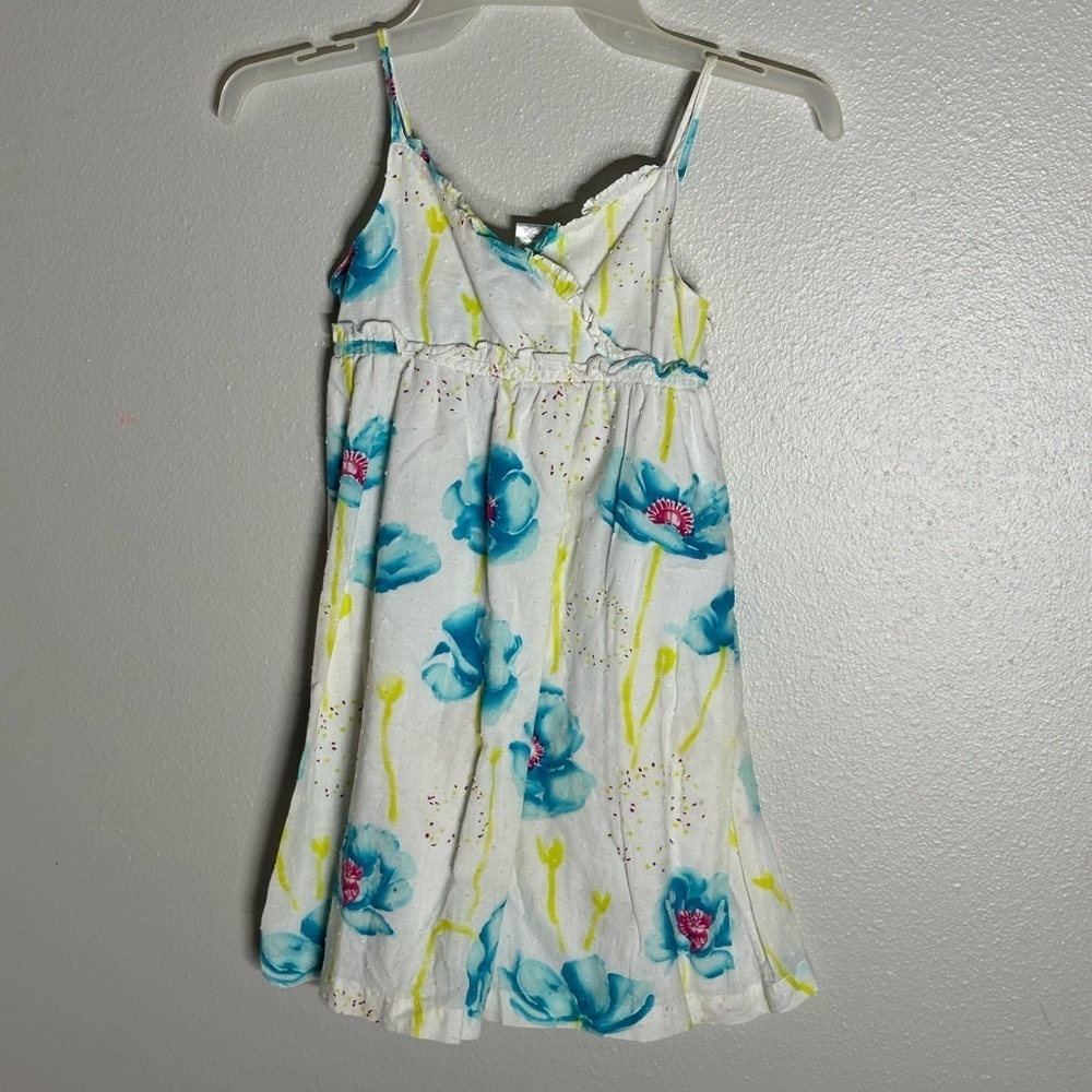 Penelope Mack Kids Sun Dress White Floral Girls Dress size 6